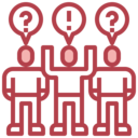 miscellaneous,people,question mark,exclamation mark,speech bubbles,difference,think different,opinions